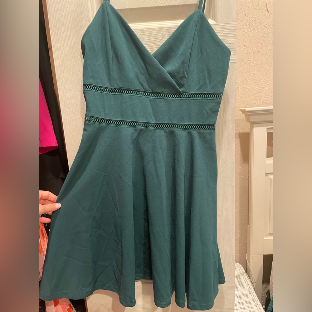 Franchesicas green dress